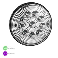 Lanterna Carreta Implementos Multifunção 24V - Cristal