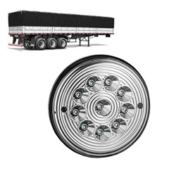 Lanterna Carreta Implementos Multifunção 24V - Cristal