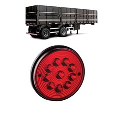 Lanterna Carreta Implementos Multifunção 12V - Vermelha Lanterna Carreta Implementos Multifunção 12V - Vermelha