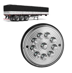 Lanterna Carreta Implementos Multifunção 12V - Cristal