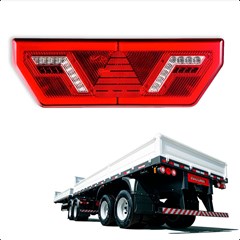 Lanterna Carreta Guerra Após 2015 LED 24V - Lado Direito