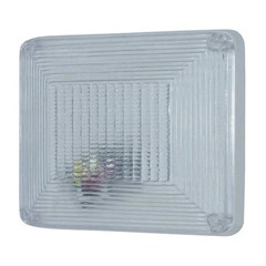 Lanterna Teto Interna Quadrada Caminhão Mercedes-Benz - Cristal