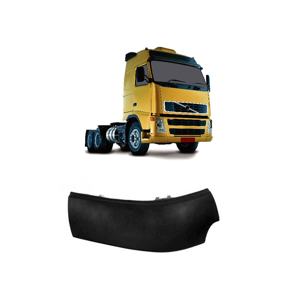 Capa Parachoque Caminhão Volvo FH 2005 Até 2014 Lado Direito - 20425627 Capa Parachoque Caminhão Volvo FH 2005 Até 2014 Lado Direito - 20425627