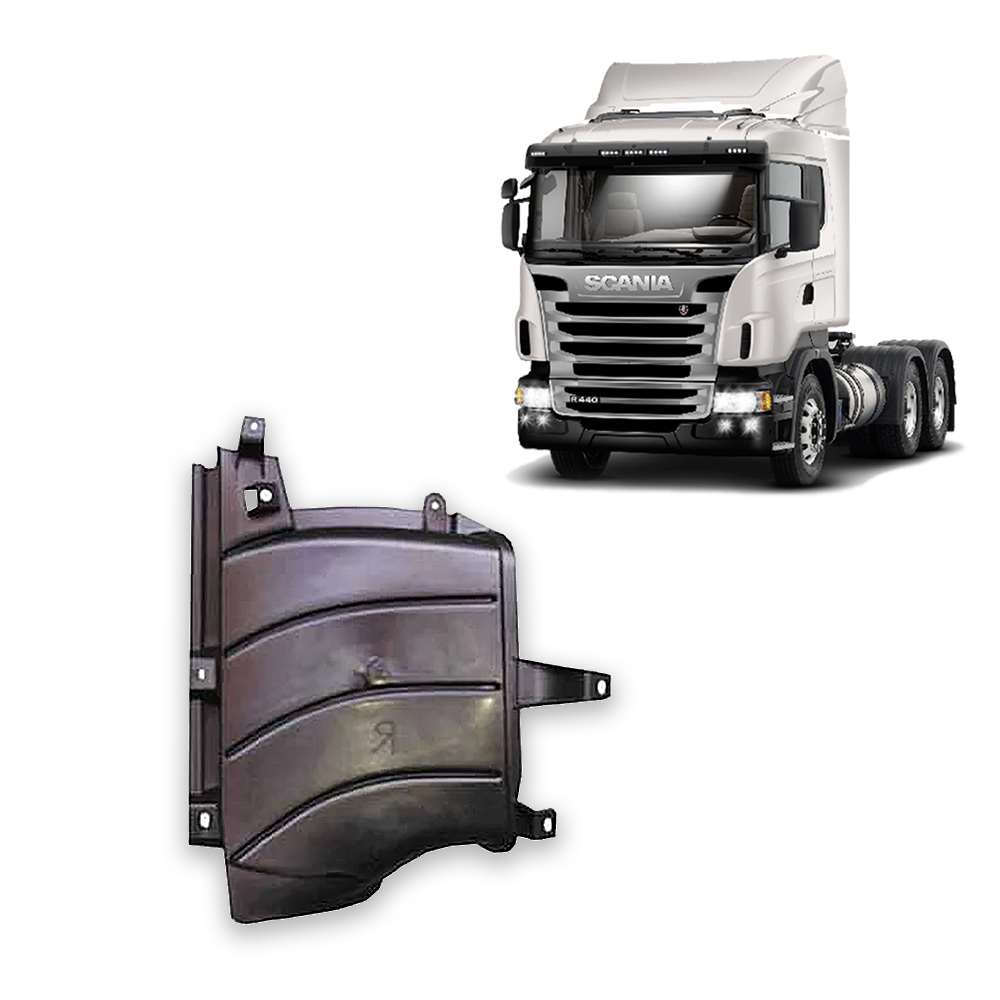 Defletor Cabine Lateral Interno Caminhão Scania Série 5 ”R” Lado Esquerdo - 1495956