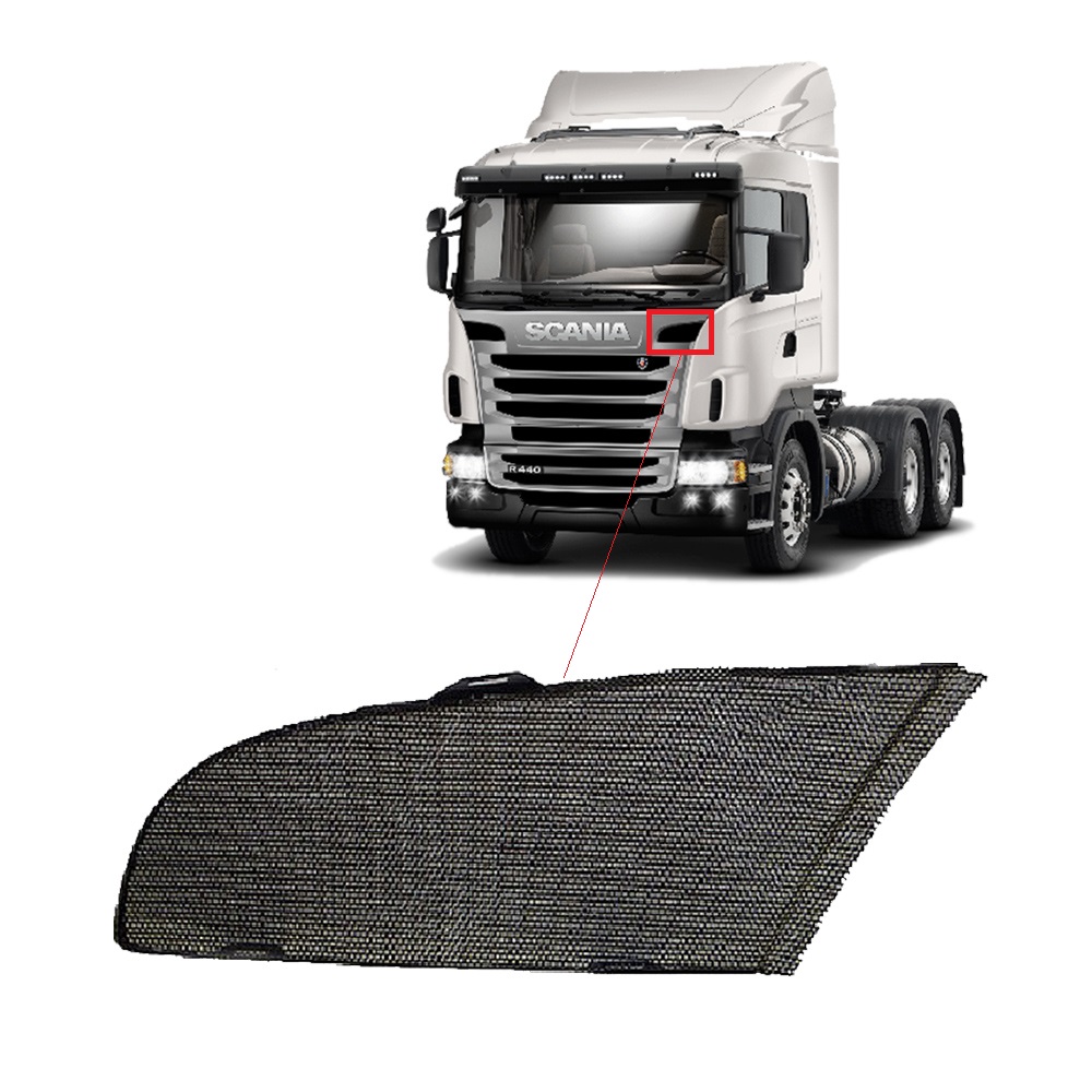 Tela Grade Frontal Sc 124 Serie 6 R G Grade Superior - Canto Esquerdo- 1870595