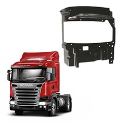 Suporte Carcaça Farol Caminhão Scania Série 5 2007 a 2010 (Chapa) Lado Direito
