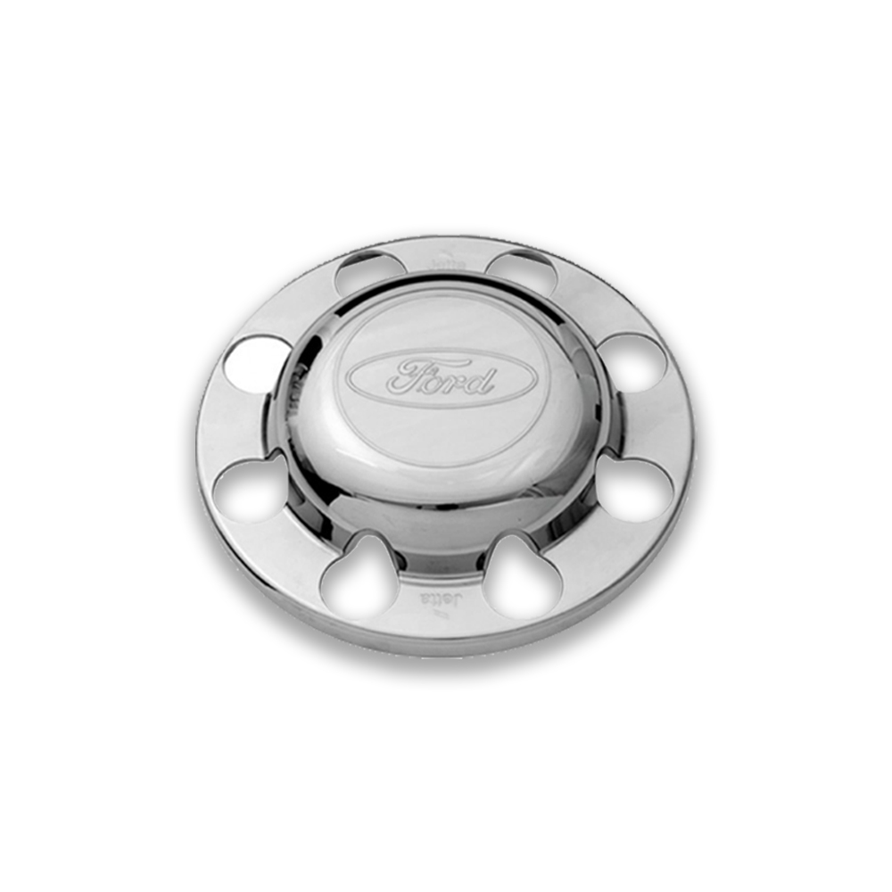 Aplique Cromado Tampa Cubo Tração Caminhão Ford