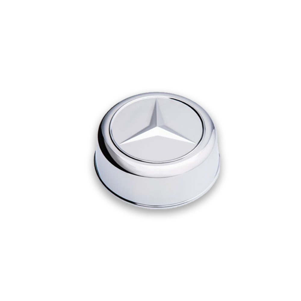 Aplique Cromado Tampa Cubo Dianteiro Caminhão Mercedes-Benz Accelo