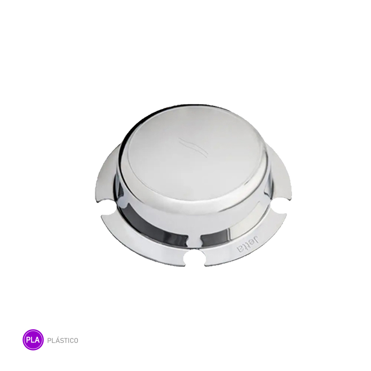 Tampa Cubo Cromado Carreta 5 Furos (Menor)