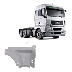 Tampa Lateral Estribo Caminhão MAN TGX Lado Direito - 81615100402