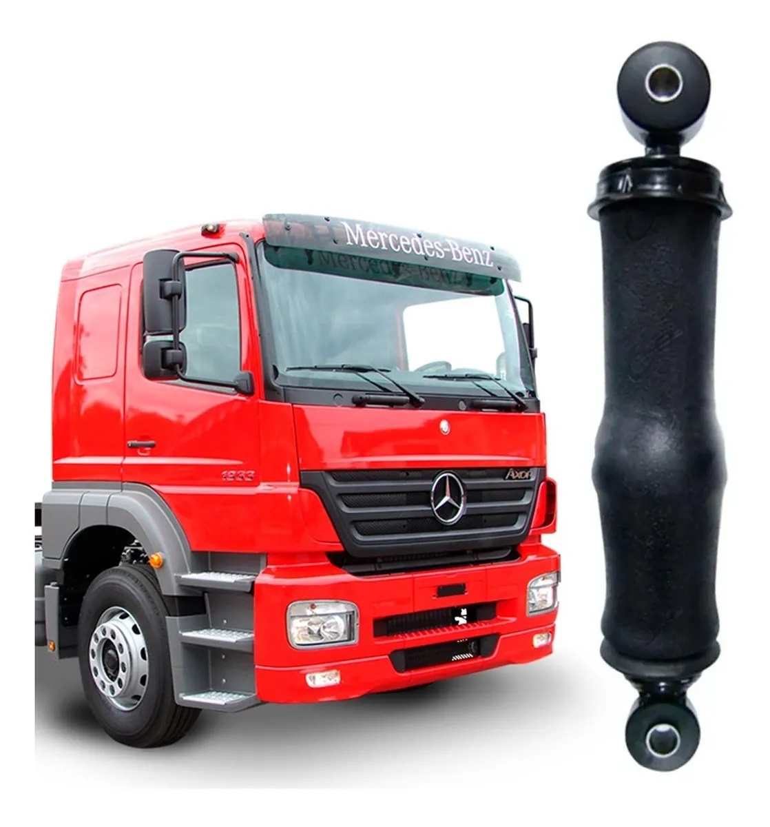 Bolsa Suspensão Cabine Caminnhão Mercedes-Benz Axor Dianteiro (Com Amortecedor) - 9588900919