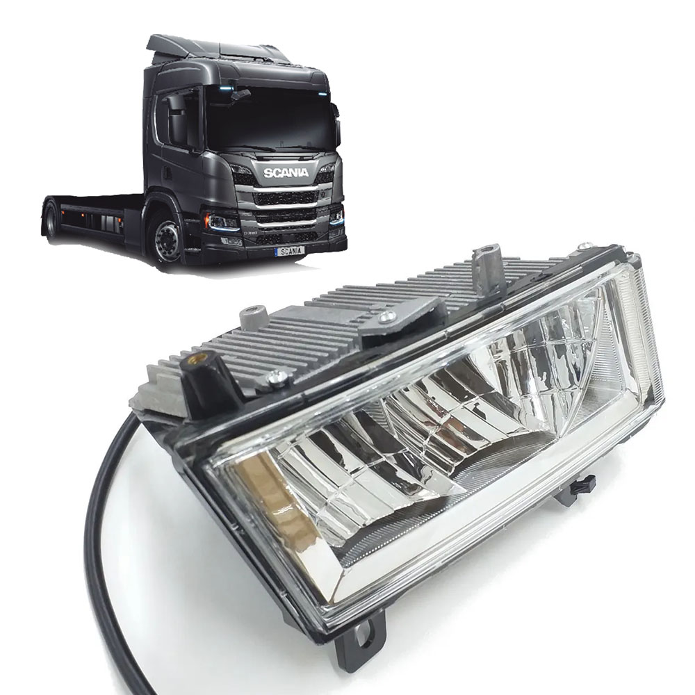 Farol Auxiliar Caminhão Scania Série 7 NTG P G R S Apos 2019 Lado Esquerdo - 2552714