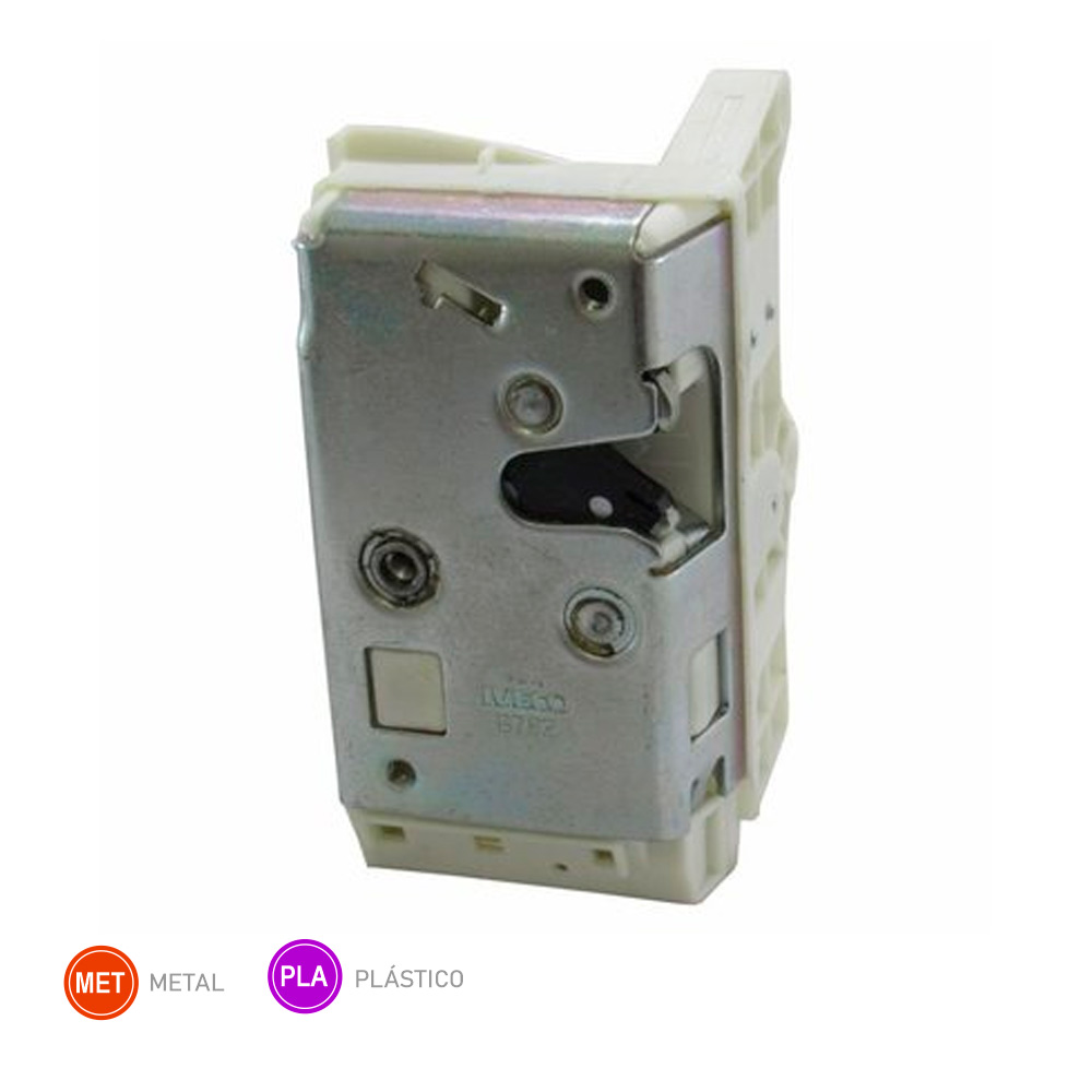 Fechadura Porta Caminhão Iveco Stralis, Tector, Eurocargo, Eurotech até 2018 (Manual) Lado Esquerdo - 98416359