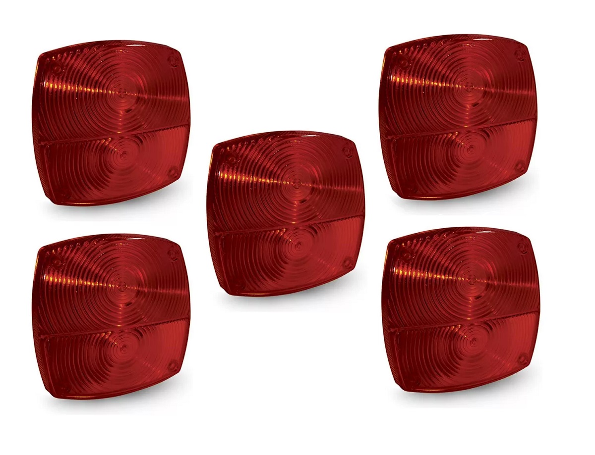 Lente Randon Quadrada - Vermelha