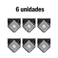 Lanterna Latareal Carreta Guerra LED 12/24 Cristal Com Suporte
