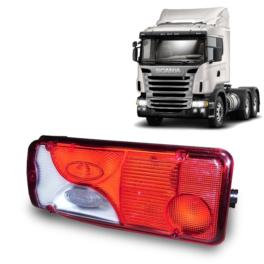 Lanterna Traseira Caminhão Scania Série 5 Highline (Botinha) Lado Direito - 1756751