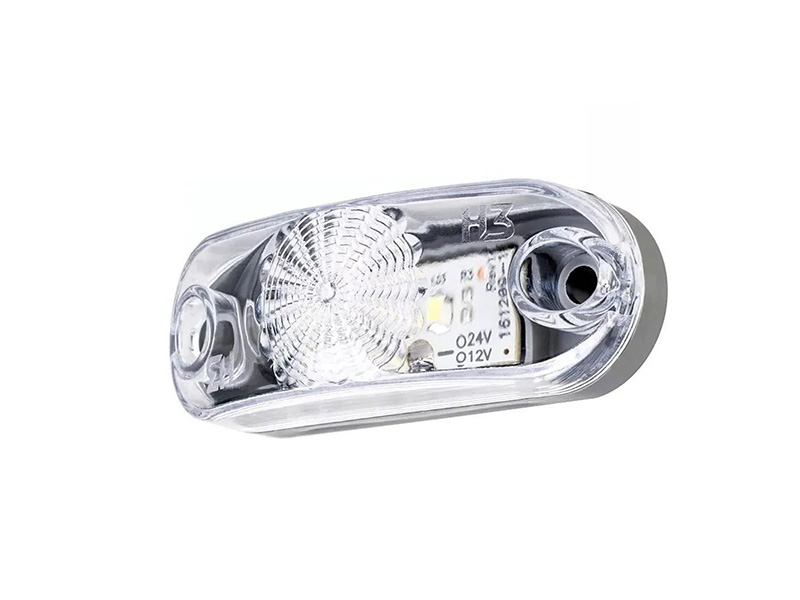 Lanterna Placa LED Dianteiro Bi-Volt 12/24v Com Soquete  - Cristal