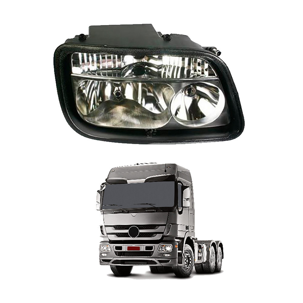 Farol Principal Caminhão Mercedes-Benz Actros até 2008 Eletrico Lado Direito - 9438200461 Farol Principal Caminhão Mercedes-Benz Actros até 2008 Eletrico Lado Direito - 9438200461