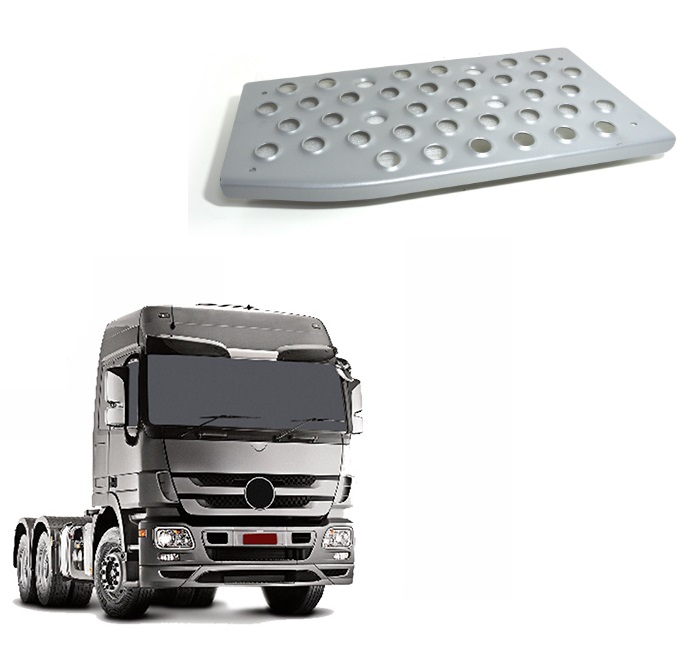 Estribo Pisar Caminhão Mercedes-Benz Actros Cabine Alta Inferior Lado Esquerdo Estribo Pisar Caminhão Mercedes-Benz Actros Cabine Alta Inferior Lado Esquerdo