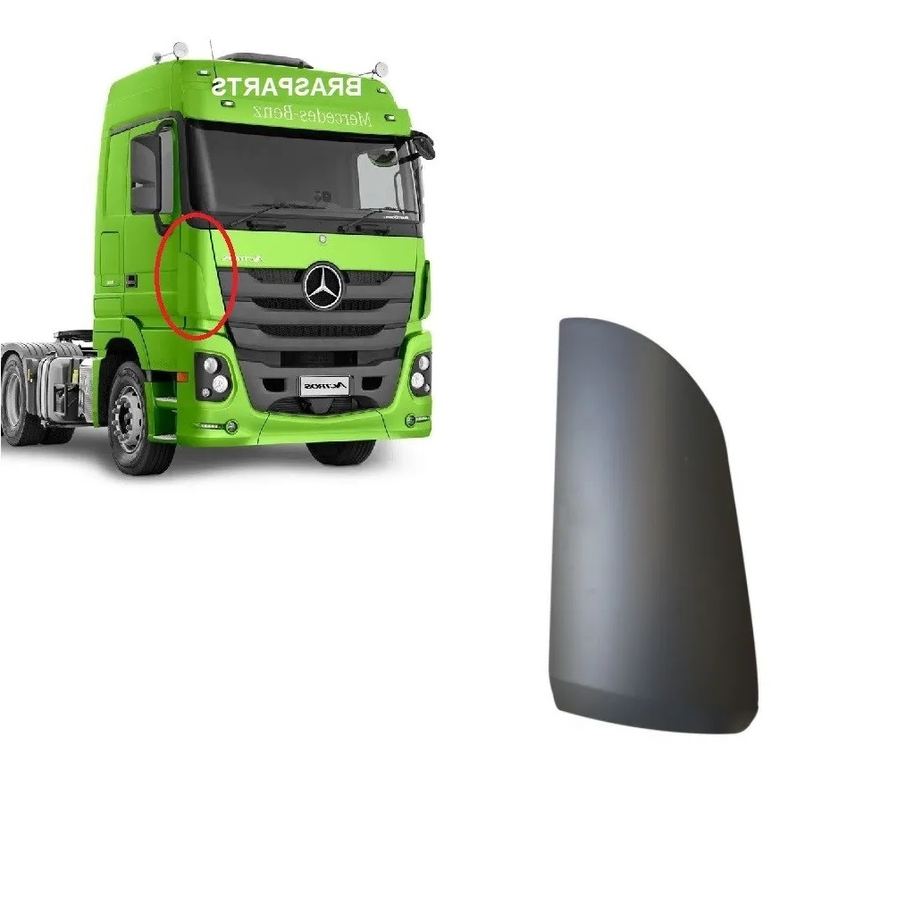 Defletor Cabine Lateral Externo Caminhão Mercedes-Benz Actros Após 2016 Lado Esquerdo - 9438843222