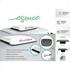 Climatizador Maxiclima Fusion Essence Caminhão Volkswagen 24 Volts