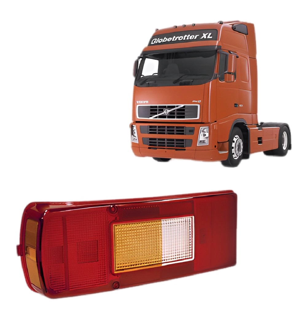 Lente Traseira Caminhão Volvo FH, NH, VM, Scania Série 5