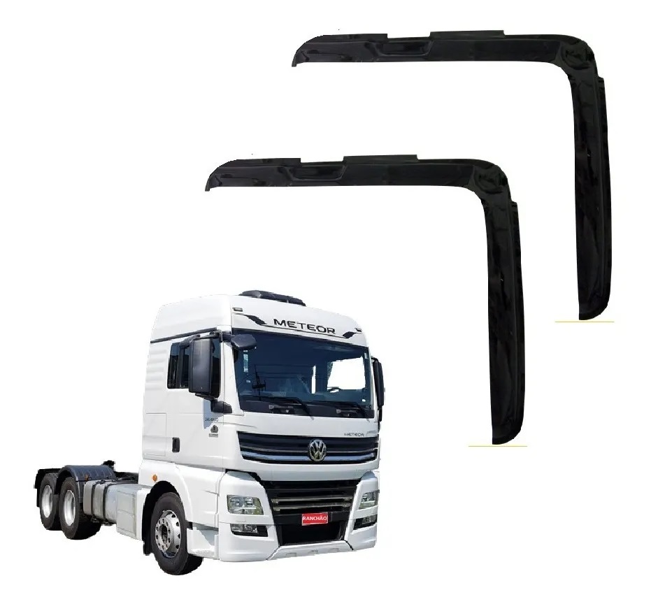 Par Calha Chuva Vw Meteor - Fume Original Par Calha Chuva Vw Meteor - Fume Original