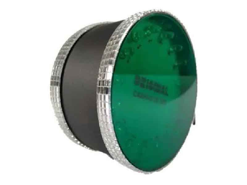 Luminaria Led Cabine Caminhão Canhão 24 Volts Luz Verde Media