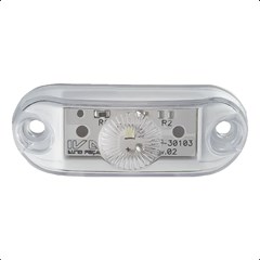 Lanterna Placa Delimitadora LED Bi-Volt Com Fio - Cristal