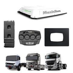 Climatizador Maxiclima Fusion Essence Caminhão Mercedes-Benz 1938S, Axor Teto Baixo - 24 Volts