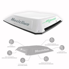 Climatizador Maxiclima Fusion Essence Caminhão Mercedes-Benz 1938S, Axor Teto Baixo - 24 Volts