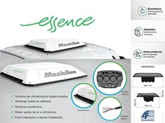 Climatizador Maxiclima Fusion Essence Caminhão Iveco Eurotech, Eurocargo, Cavalino - 24 Volts
