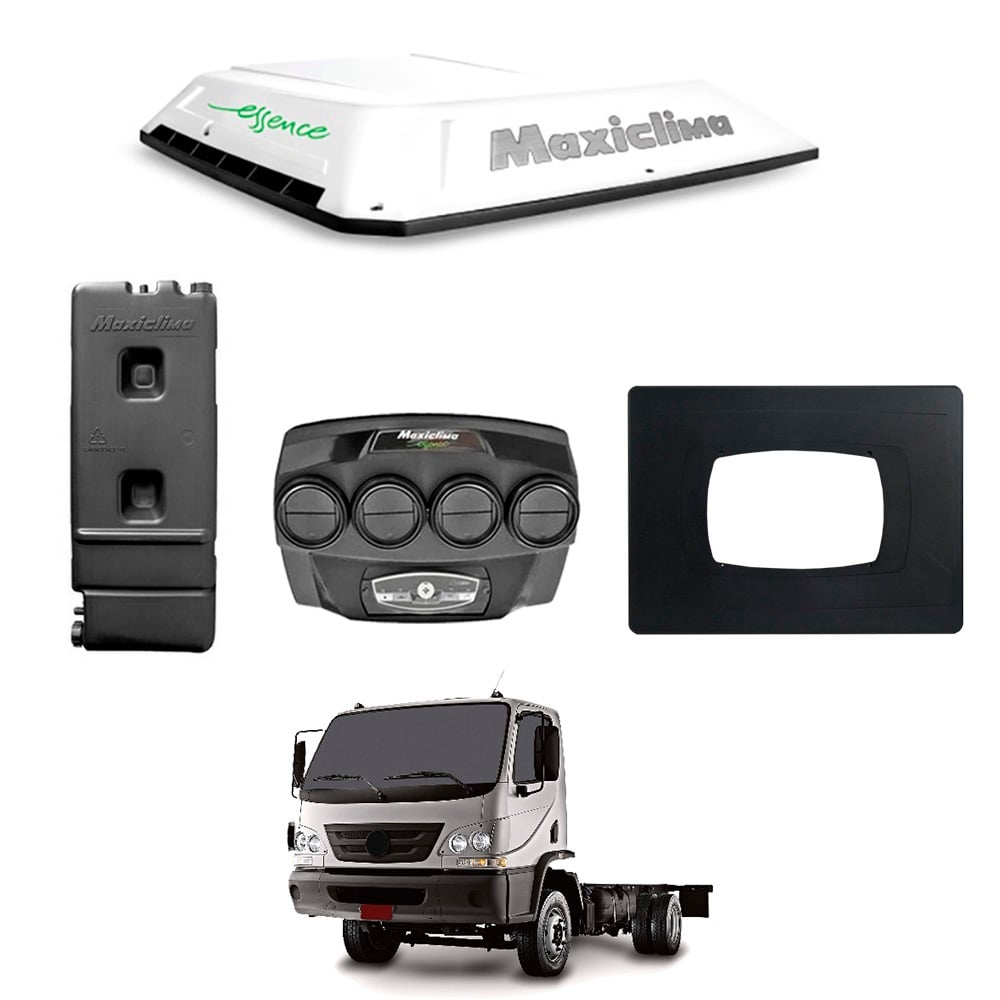 Climatizador Maxiclima Fusion Essence Caminhão Mercedes-Benz Accelo 24 Volts