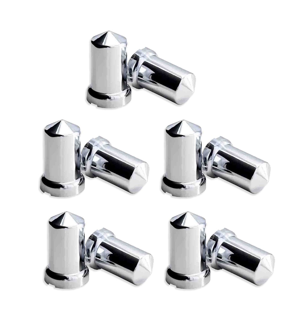 Kit 10 Capa Porca Cromada Mexicana - 32mm e 33mm