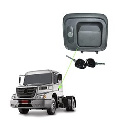 Maçaneta Externa Caminhão Mercedes-Benz 1620 1938-Ls Atron Após 1996 Lado Direito