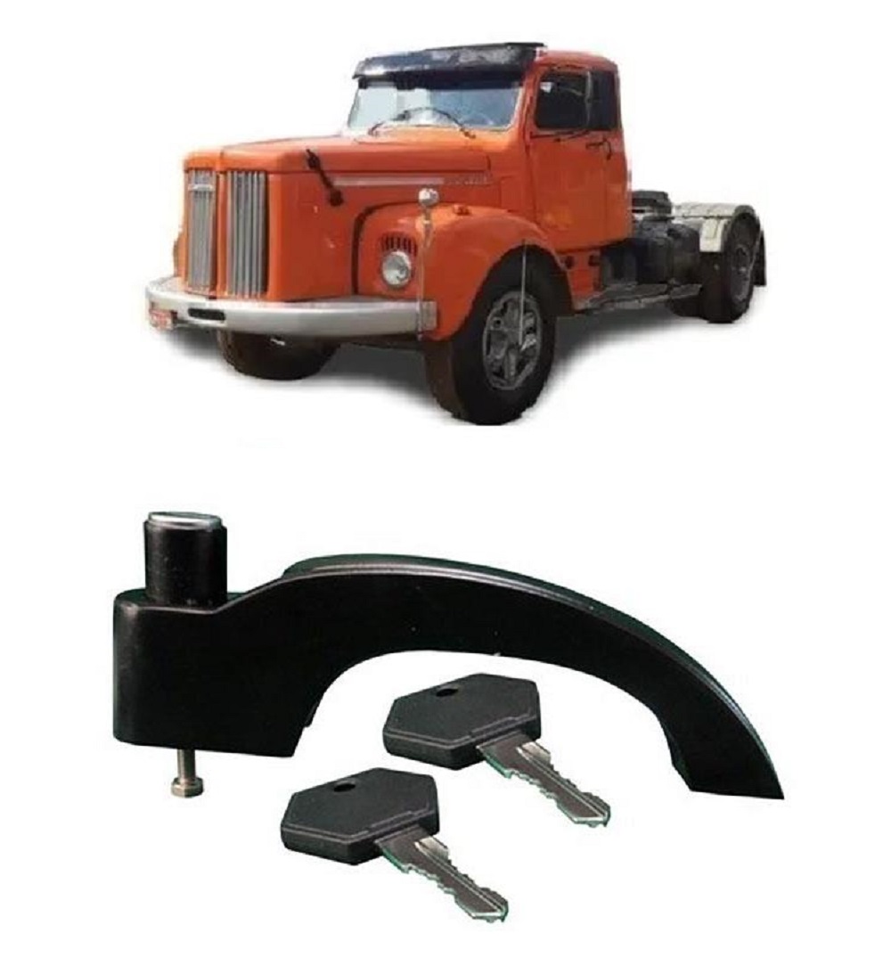 Macaneta Externa Caminhão Scania 111 (Com Chave) Lado Esquerdo - 177965