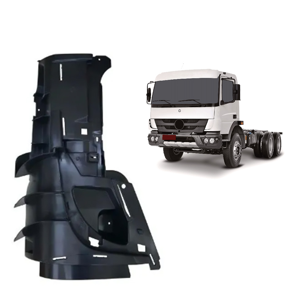 Defletor Cabine Lateral Interno Caminhão Mercedes-Benz Atego 2013 Lado Direito