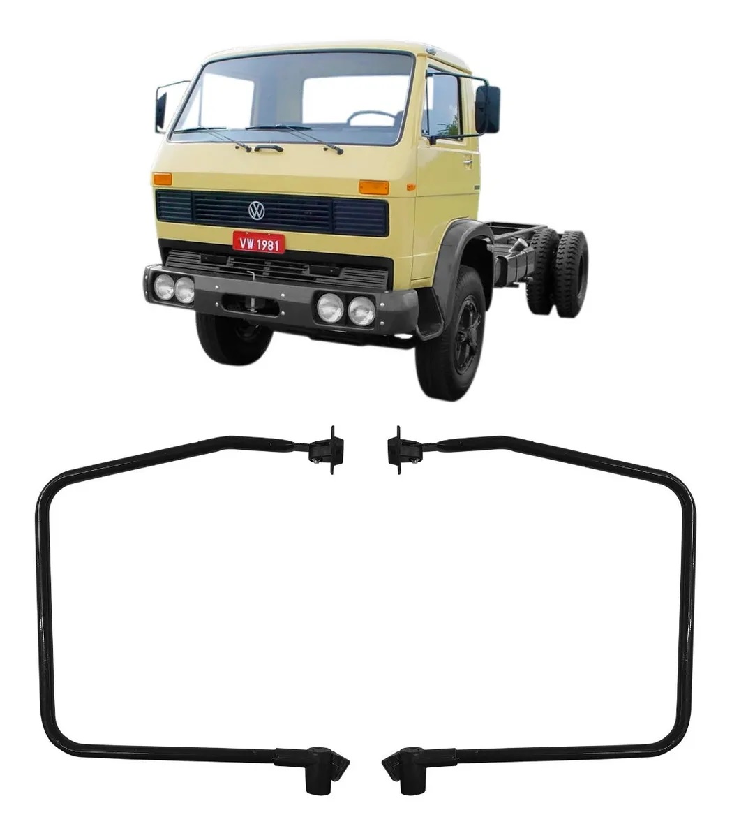 Par Braco Retrovisor Caminhão Volksagen 6.90 Até 1999 - Leve