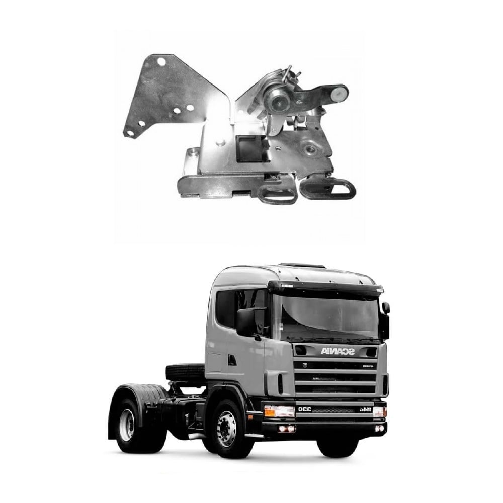 Fechadura Porta Caminhão Scania Série 4 até 2007 (Manual) Lado Esquerdo - 1789305 Fechadura Porta Caminhão Scania Série 4 até 2007 (Manual) Lado Esquerdo - 1789305