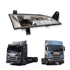 Farol Auxiliar Grade Caminhão Scania Série 7 Lado Esquerdo - 2552711