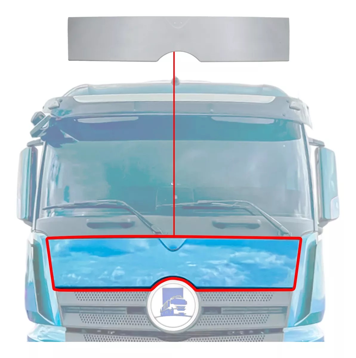 Capo Caminhão Mercedes-Benz Actros Após 2019 Superior - 9607500409