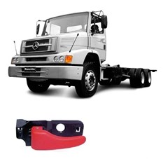 Maçaneta Interna Porta Caminhão Mercedes-Benz 1620 1938-Ls Atron Após 1996 Lado Esquerdo