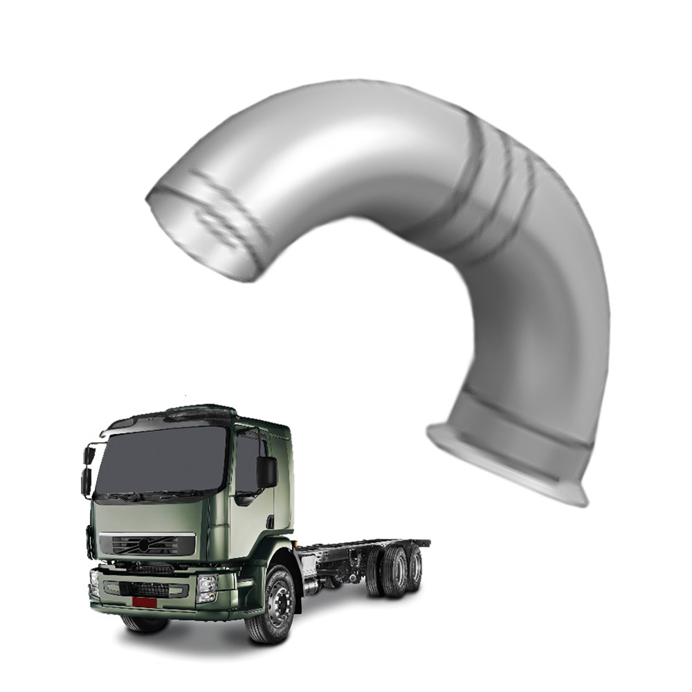 Tubo Saida Silencioso Caminhão Volvo VM Após 2012 Tubo Saida Silencioso Caminhão Volvo VM Após 2012