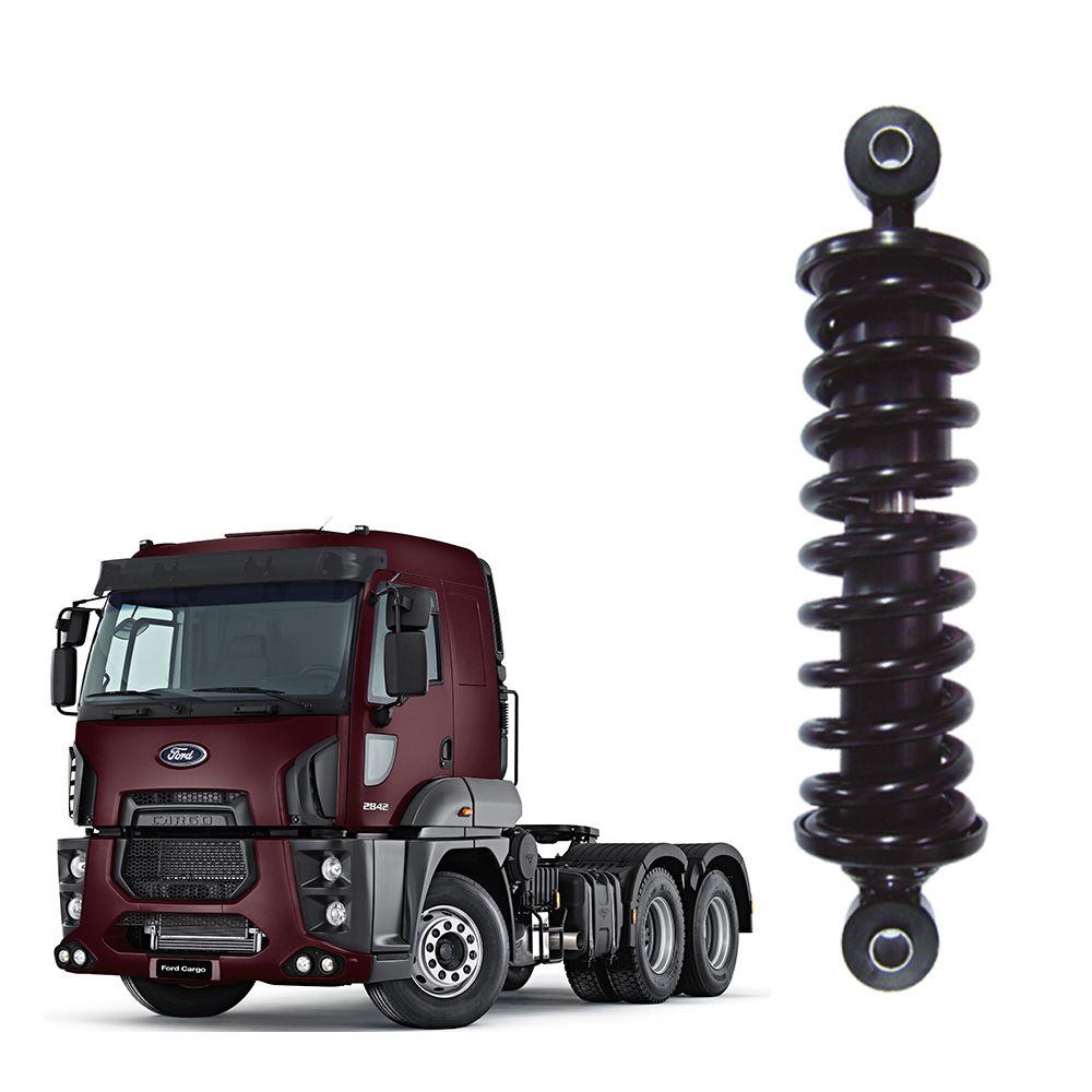 Amortecedor Cabine Caminhão Ford Cargo após 2011 Traseiro com Mola (Cabine Pesada) - DC465K407-EA Amortecedor Cabine Caminhão Ford Cargo após 2011 Traseiro com Mola (Cabine Pesada) - DC465K407-EA