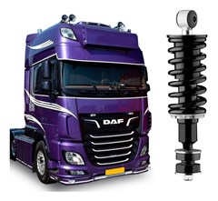 Amortecedor Cabine Caminhão DAF XF Até 2020 Traseiro Com Mola - 1817663