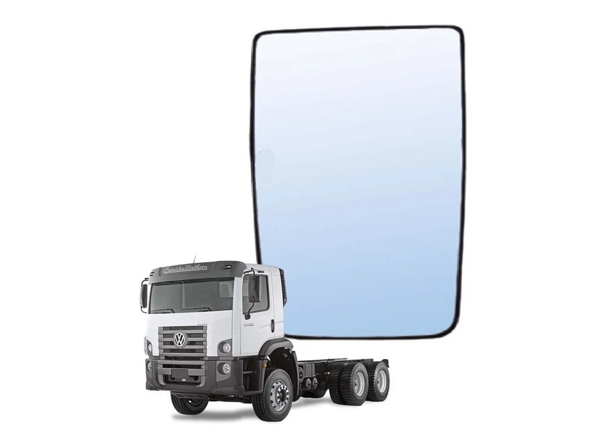 Vidro Retrovisor Principal Caminhão Volkswagen Constellation, Ford Cargo - Bepo