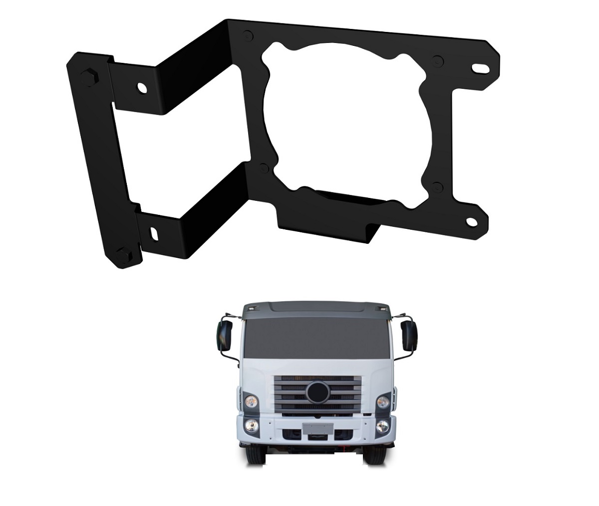 Suporte Parachoque (Farol) Volkswagen Constellation 24.260 Robust Lado Direito