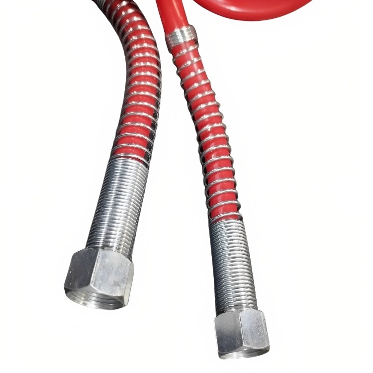 Mangueira Espiral Cavalo Carreta Universal 4,5M - Vermelha