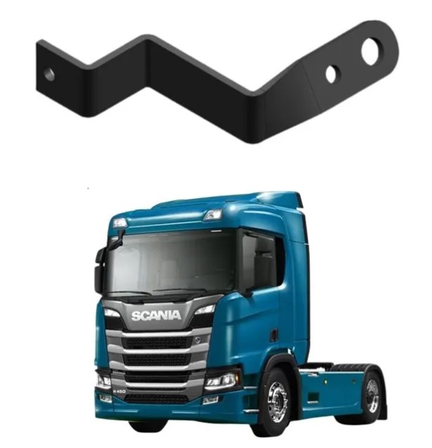 Suporte Antena PX Caminhão Scania Série 7 Lado Esquerdo (Traseiro)
