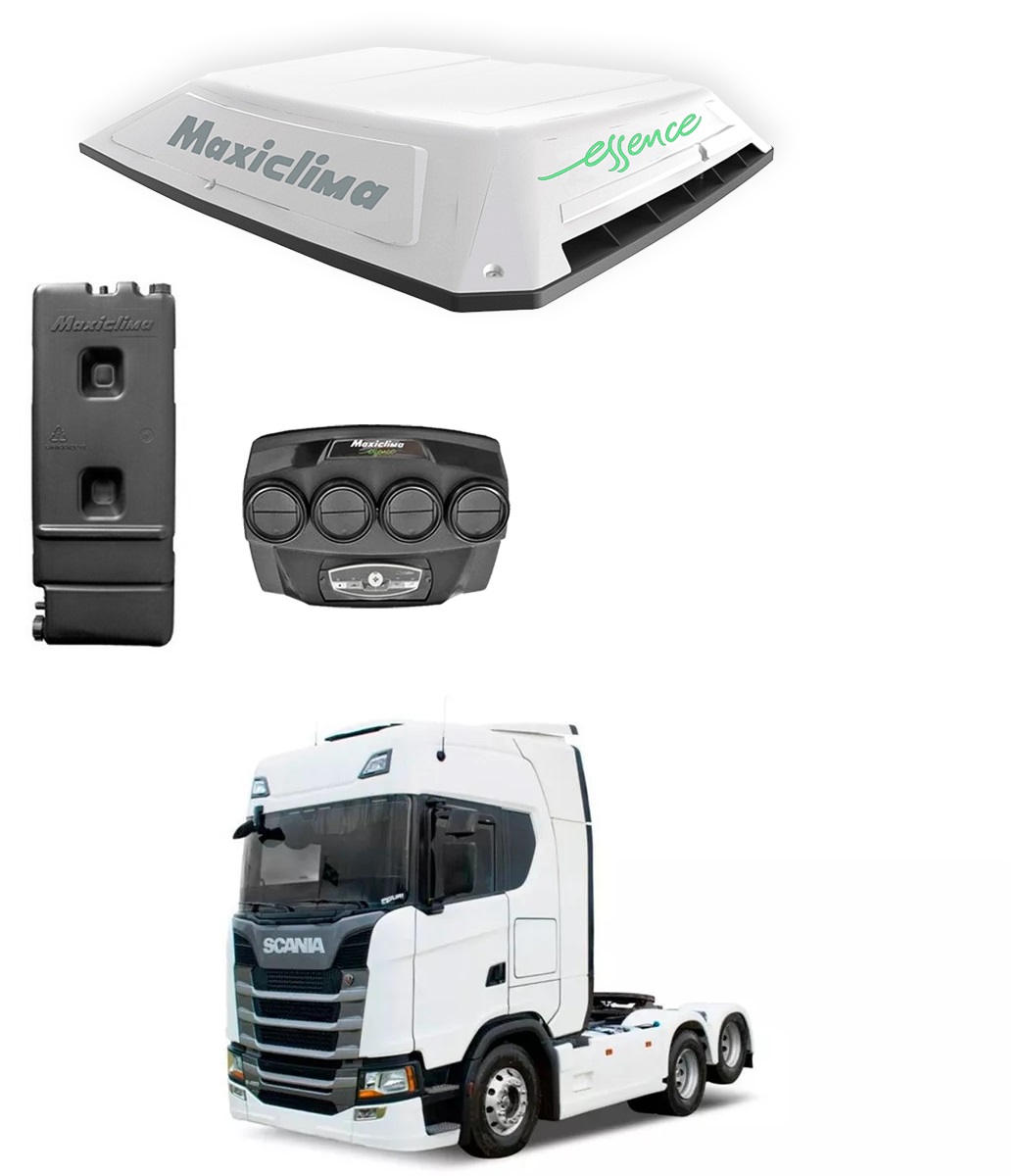 Climatizador Maxiclima Fusion Essence Caminhão Scania Série 7 - 24 Volts